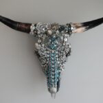 cow skull decor