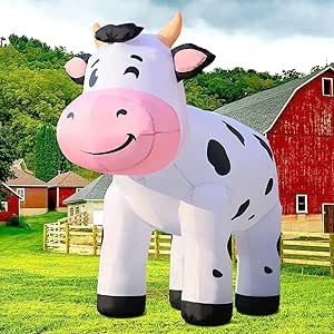 lighted cow yard decoration​